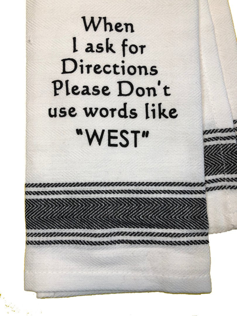 Directions Dish Towel