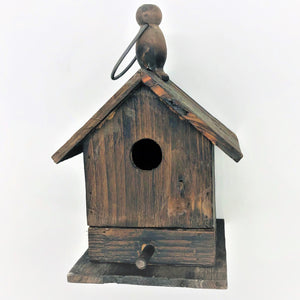 Rustic Birdhouse w/ Drawer