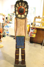 Load image into Gallery viewer, Vintage Wooden Cigar Indian
