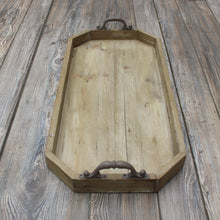 Load image into Gallery viewer, Wooden Octagonal Serving Tray
