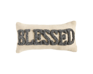 Blessed Mini Hooked Pillow