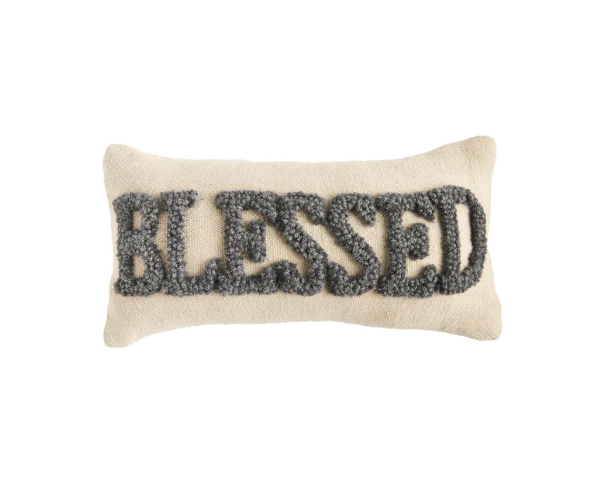 Blessed Mini Hooked Pillow