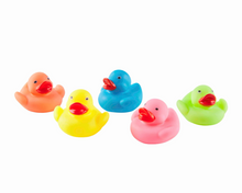 Load image into Gallery viewer, Light-Up Rubber Duck Bath Toys
