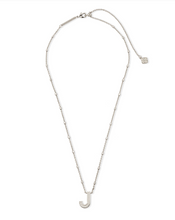 Load image into Gallery viewer, Kendra Scott Silver Letter Pendant Necklace
