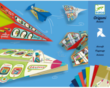 Load image into Gallery viewer, Plane Origami Paper Craft Kit
