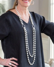 Load image into Gallery viewer, Double Strand Pearl Necklace
