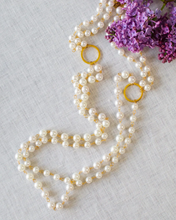 Load image into Gallery viewer, Double Strand Pearl Necklace
