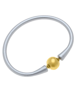 Bali Gold Bead Silicone Bracelet