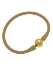 Load image into Gallery viewer, Bali Gold Bead Silicone Bracelet

