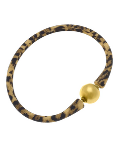 Bali Gold Bead Silicone Bracelet