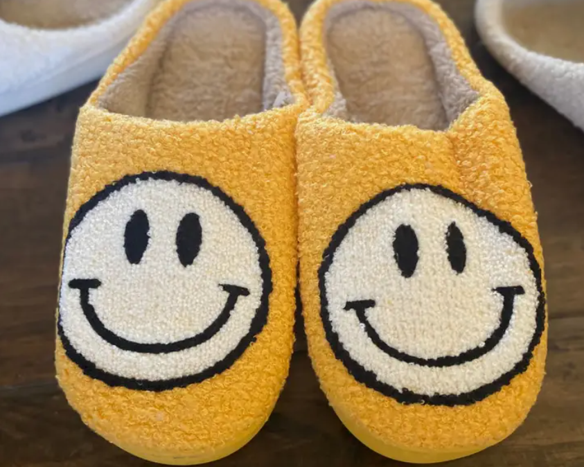 The Joyful Footwear Happy Face Slippers