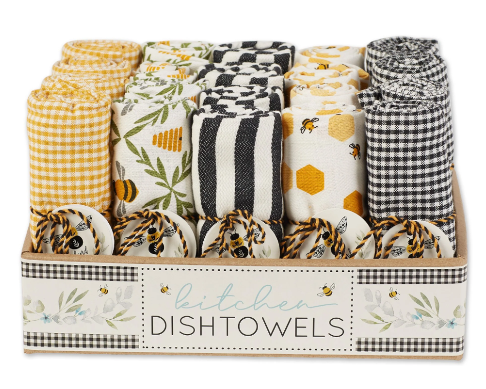 Honey Bee Dishtowel