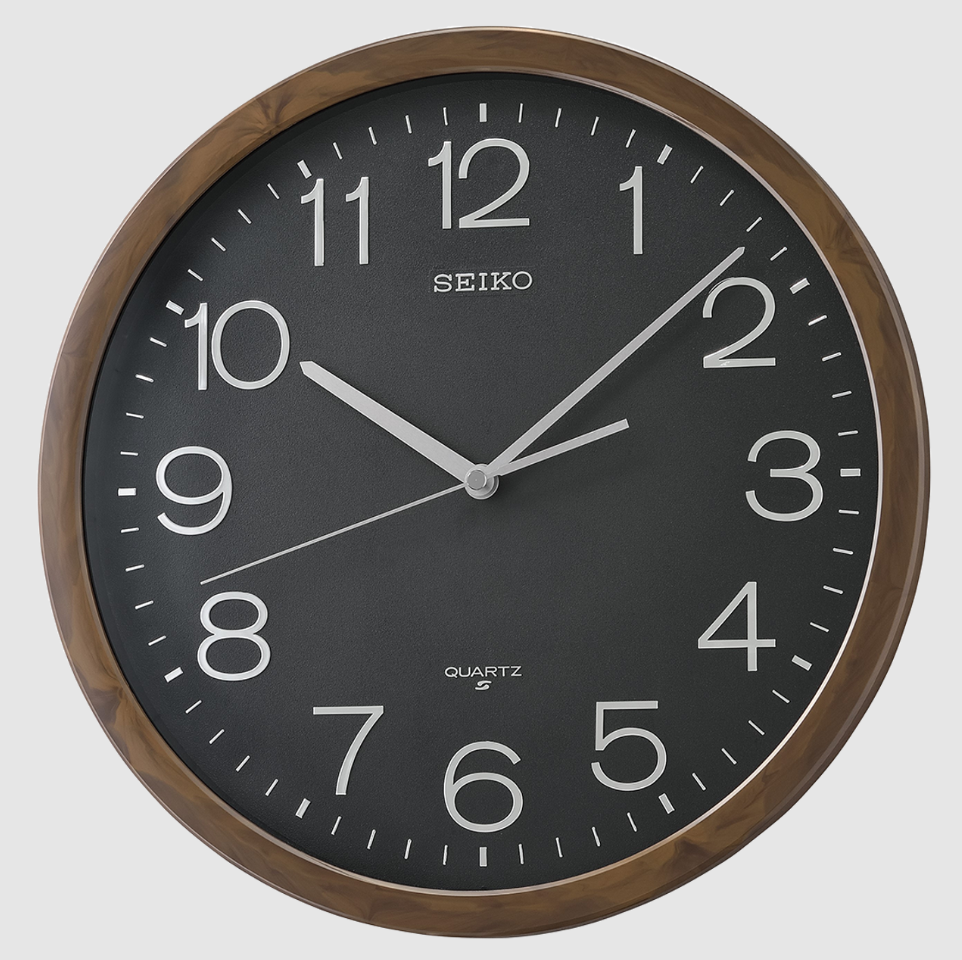 Black Shigato Wall Clock