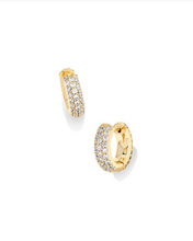 Load image into Gallery viewer, Kendra Scott Mikki Pave Huggie Earrings
