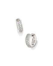Load image into Gallery viewer, Kendra Scott Mikki Pave Huggie Earrings
