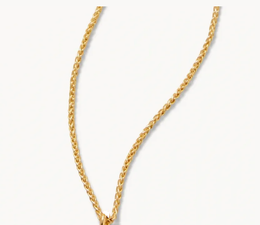 Foxtail Toggle Charm Necklace