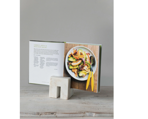 Square Marble Cookbook Stand