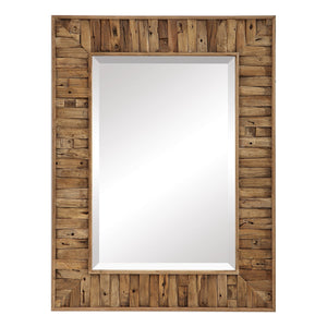 Reclaimed Wood Rectangle Mirror