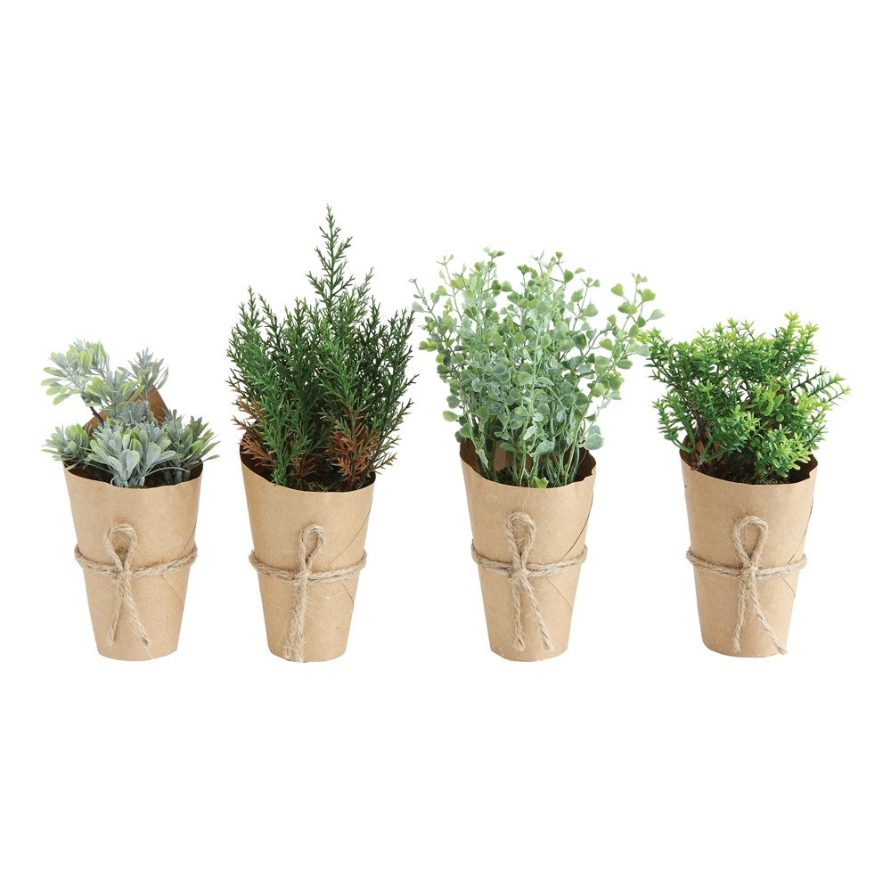 artificial herb plants in pots Artificial Plant in Container – Hartz Honey Hole