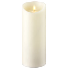 Load image into Gallery viewer, Push Flame Ivory Pillar Candle
