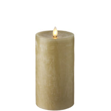 Load image into Gallery viewer, Push Flame Taupe Chalky Pillar Candle

