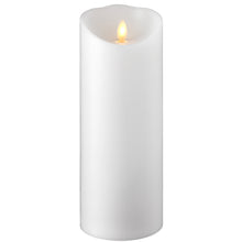 Load image into Gallery viewer, Push Flame White Pillar Candle
