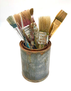 Art Paint Brushes With Can