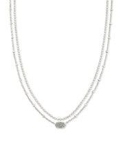 Load image into Gallery viewer, Kendra Scott Emilie Silver Multi Strand Necklace
