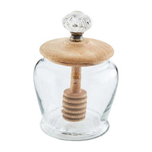 Load image into Gallery viewer, Glass Knob Honey Jar
