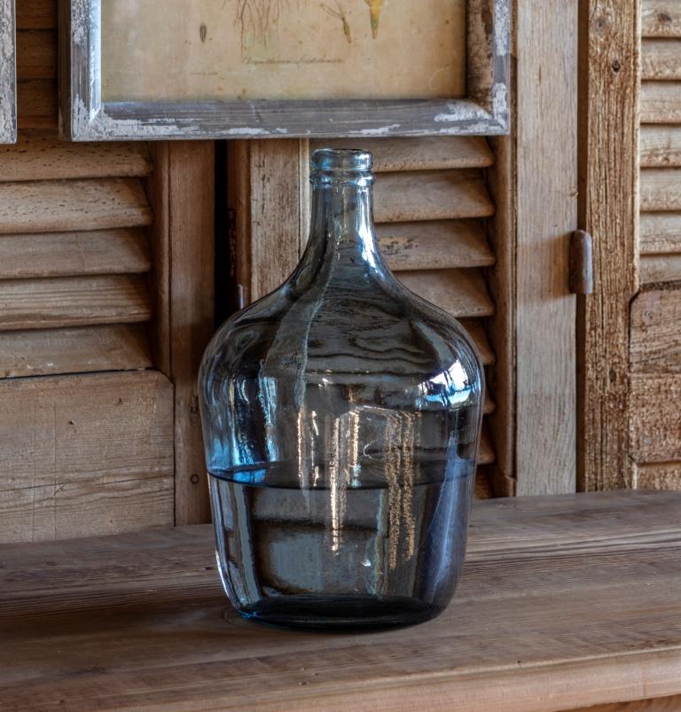 Decorative Demi John Glass Bottle