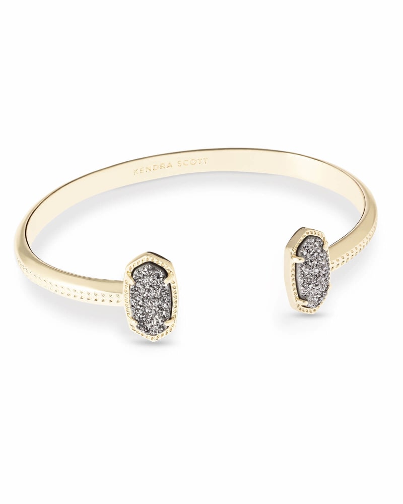 Kendra Scott store Gold Platinum Drusy Cuff