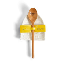 Load image into Gallery viewer, Bee Skep Spoon Rest W/Spoon
