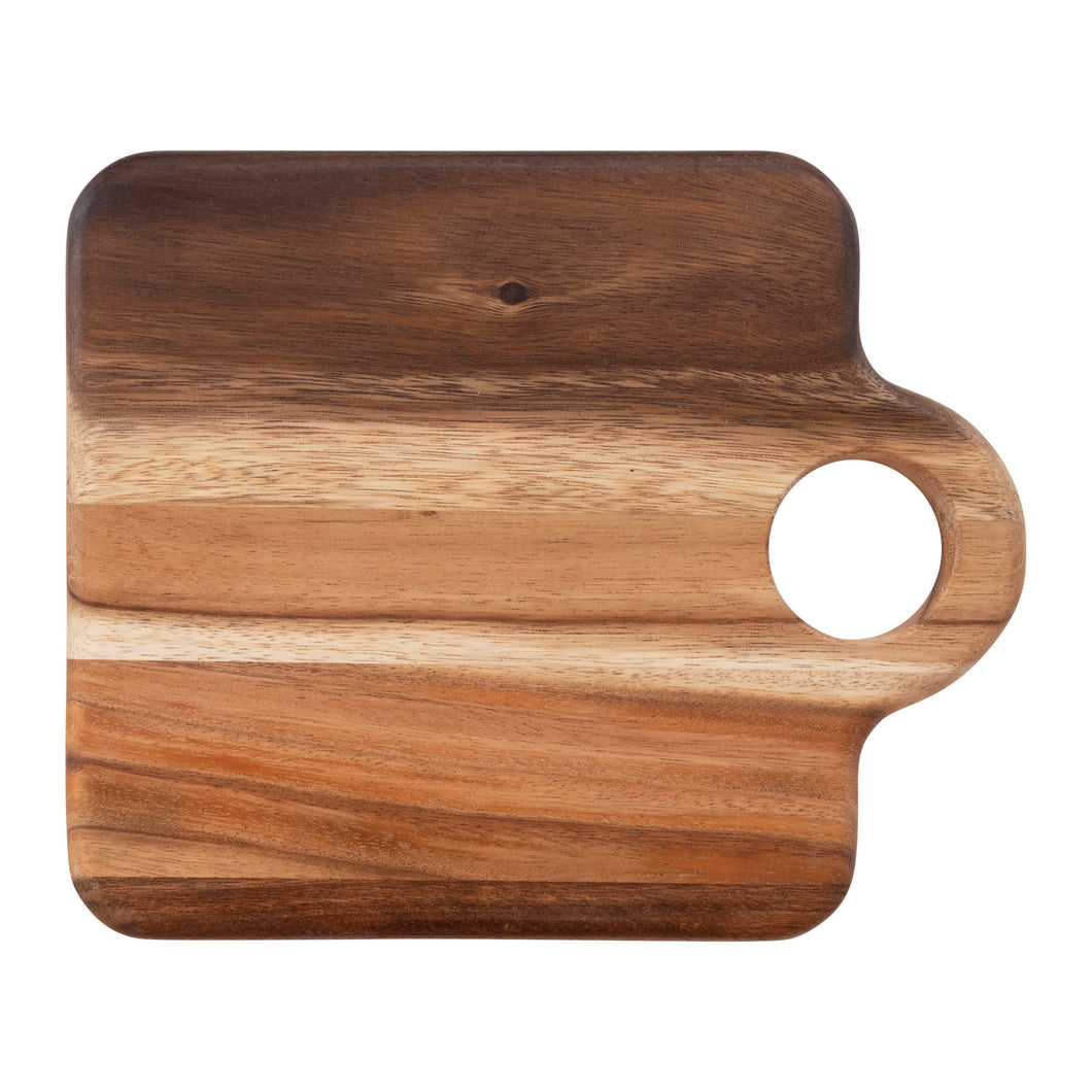 Suar Wood Cutting Board With Handle