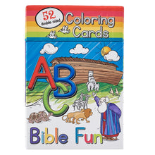 Load image into Gallery viewer, 52 ABC Bible Fun Coloring Cards For Kids
