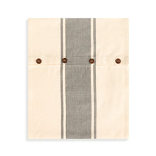 Load image into Gallery viewer, Gray Stripe Infinity Loop Towel
