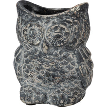 Load image into Gallery viewer, Cement Owl Planter
