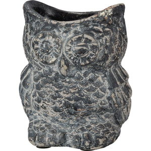 Cement Owl Planter