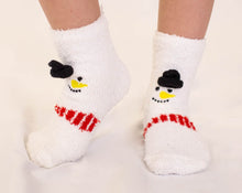 Load image into Gallery viewer, Kids Snowman Cozy Socks
