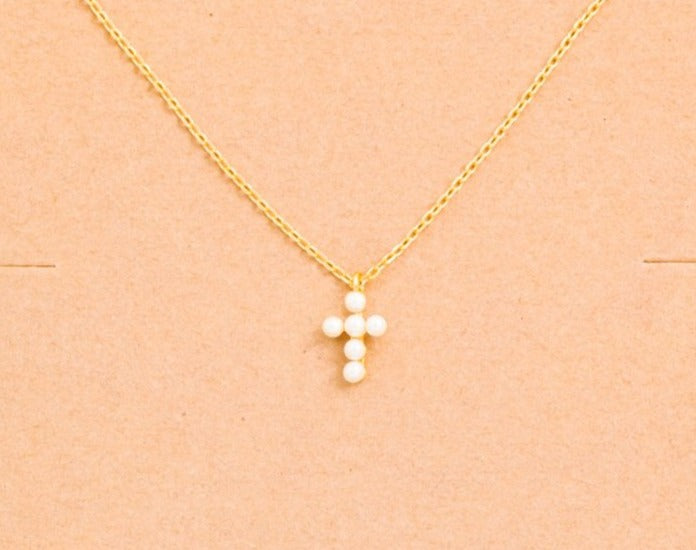 Personalise Dainty Pearl Choker Necklace with Gold Patterned Initials