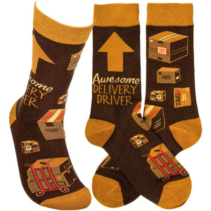 Awesome Delivery Driver Socks