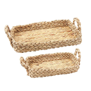 Natural Woven Basket Tray