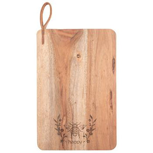 Happy Bee Etched Cutting Board