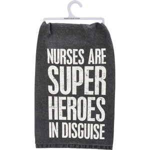 Super Heroes In Disguise Kitchen Towel