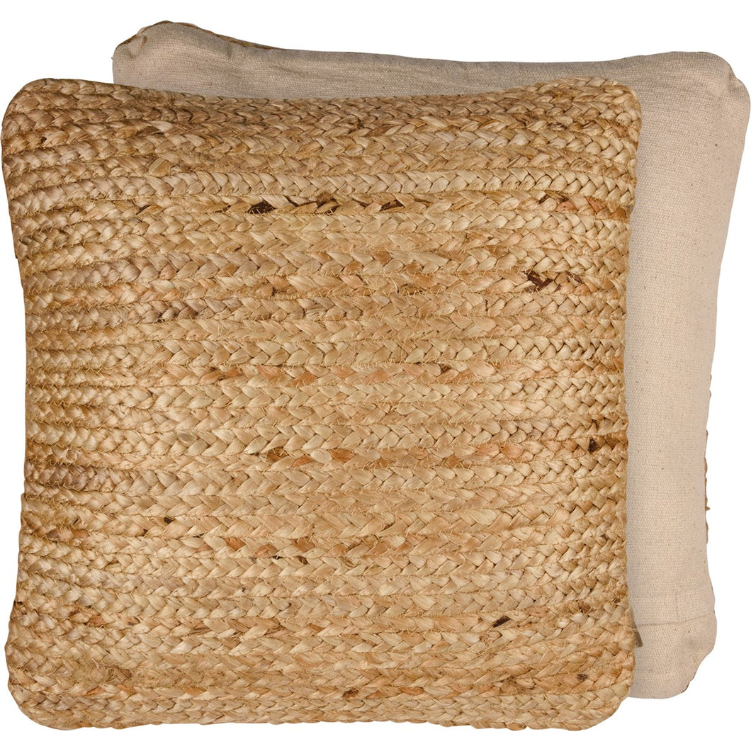 Natural Jute Bohemian Pillow