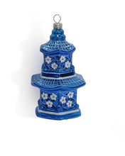 Load image into Gallery viewer, Blue  &amp; White Hand-Crafted Ornament
