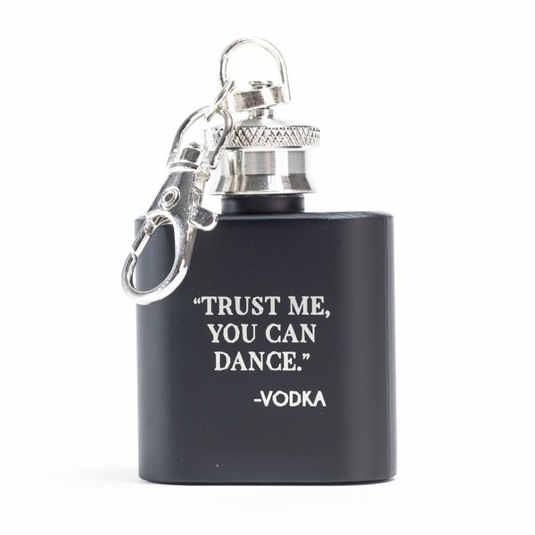 Quote Hipster Mini Flask