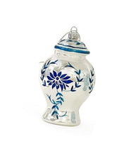 Load image into Gallery viewer, Blue  &amp; White Hand-Crafted Ornament
