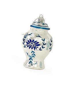 Blue  & White Hand-Crafted Ornament