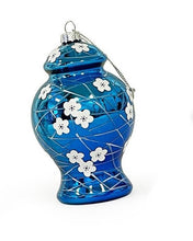 Load image into Gallery viewer, Blue  &amp; White Hand-Crafted Ornament
