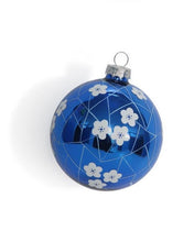 Load image into Gallery viewer, Blue  &amp; White Hand-Crafted Ornament
